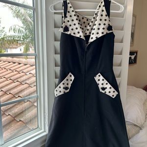 Bettie Page Rockabilly Polka Dot Dress